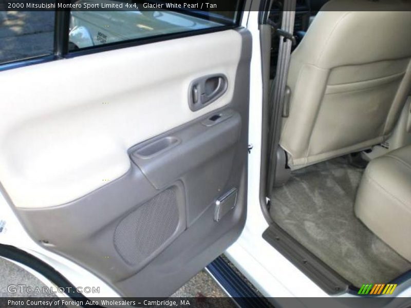 Glacier White Pearl / Tan 2000 Mitsubishi Montero Sport Limited 4x4