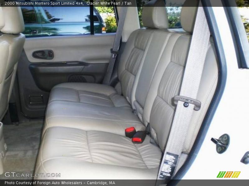 Glacier White Pearl / Tan 2000 Mitsubishi Montero Sport Limited 4x4