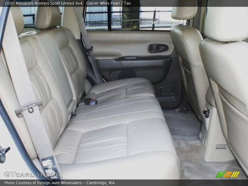 Glacier White Pearl / Tan 2000 Mitsubishi Montero Sport Limited 4x4
