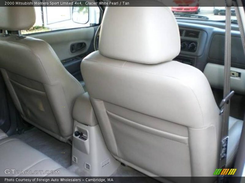 Glacier White Pearl / Tan 2000 Mitsubishi Montero Sport Limited 4x4