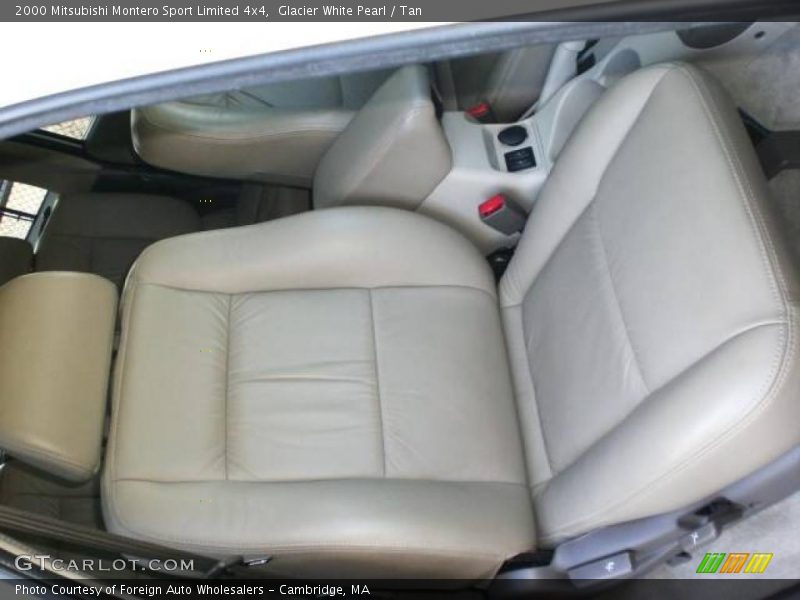Glacier White Pearl / Tan 2000 Mitsubishi Montero Sport Limited 4x4
