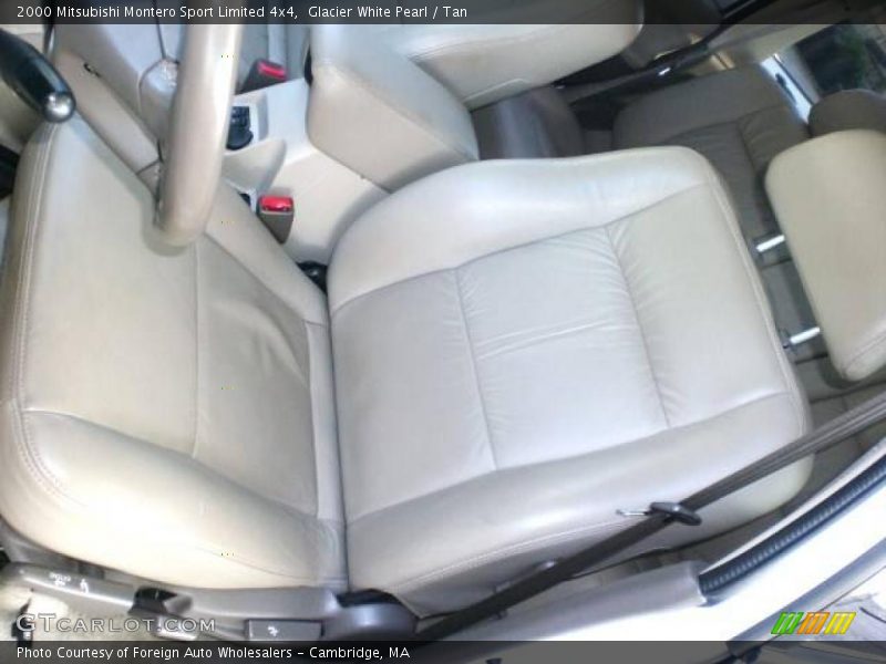 Glacier White Pearl / Tan 2000 Mitsubishi Montero Sport Limited 4x4