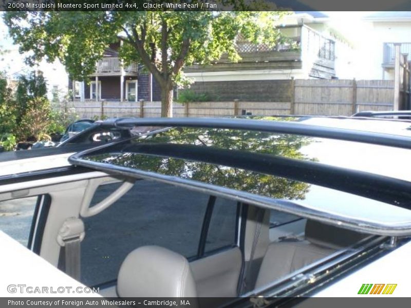 Glacier White Pearl / Tan 2000 Mitsubishi Montero Sport Limited 4x4