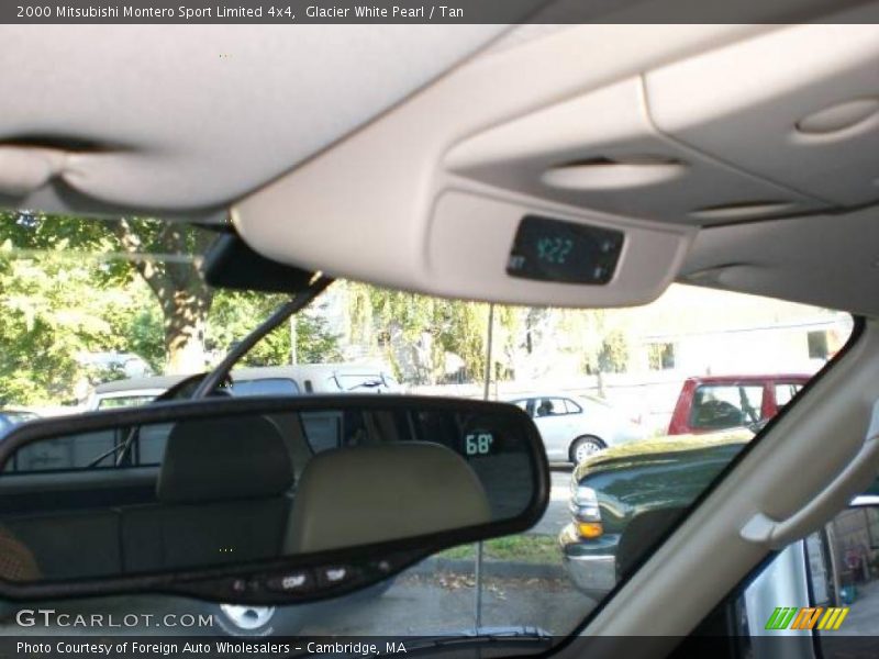 Glacier White Pearl / Tan 2000 Mitsubishi Montero Sport Limited 4x4