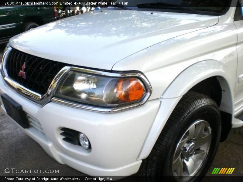 Glacier White Pearl / Tan 2000 Mitsubishi Montero Sport Limited 4x4