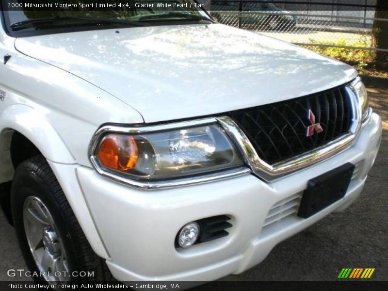 Glacier White Pearl / Tan 2000 Mitsubishi Montero Sport Limited 4x4