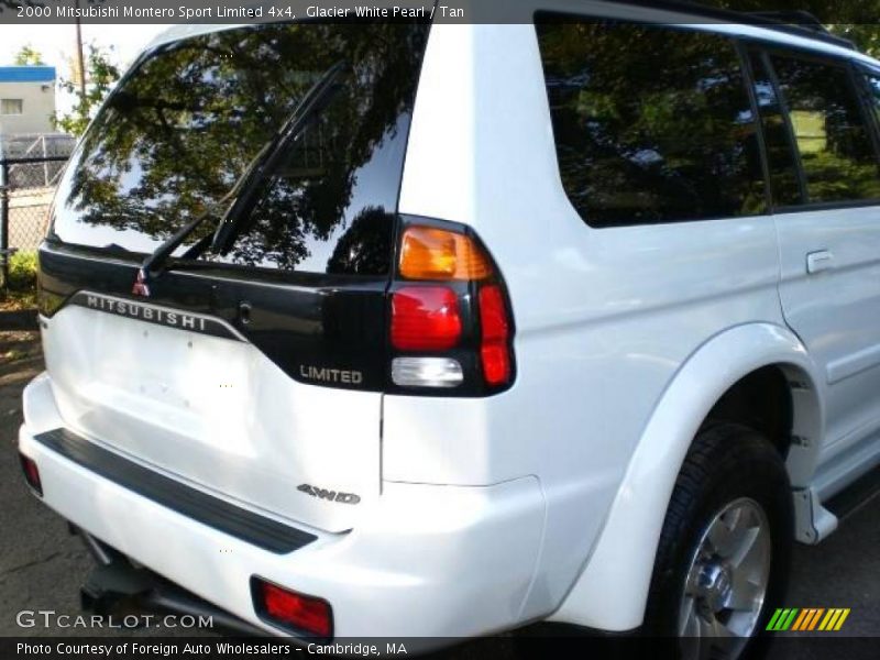 Glacier White Pearl / Tan 2000 Mitsubishi Montero Sport Limited 4x4