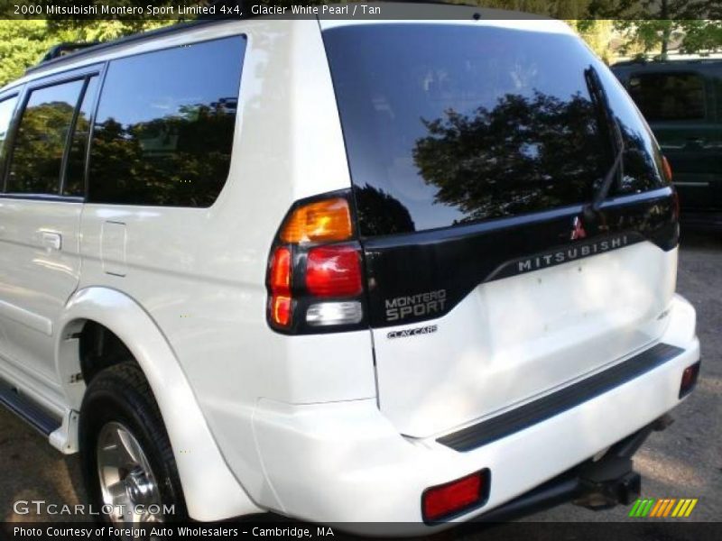 Glacier White Pearl / Tan 2000 Mitsubishi Montero Sport Limited 4x4