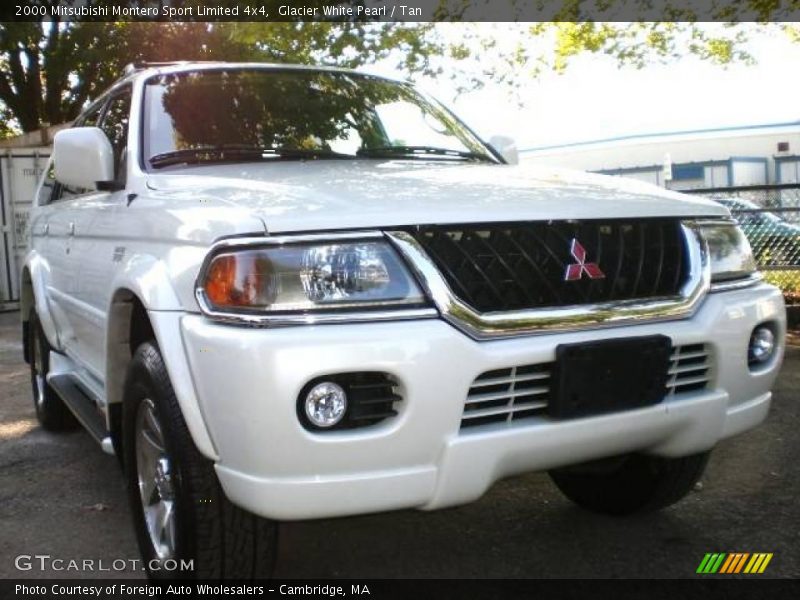 Glacier White Pearl / Tan 2000 Mitsubishi Montero Sport Limited 4x4