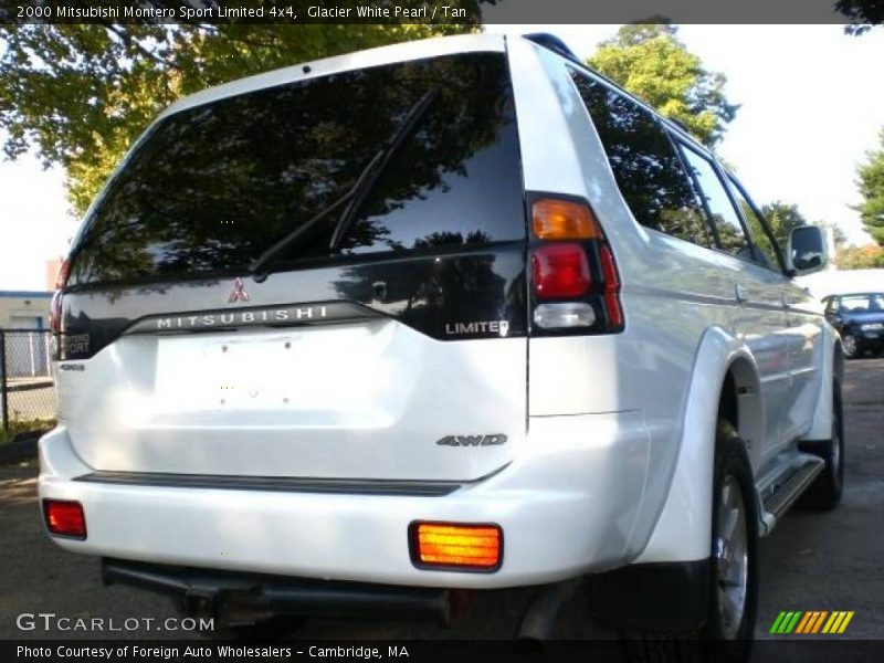 Glacier White Pearl / Tan 2000 Mitsubishi Montero Sport Limited 4x4