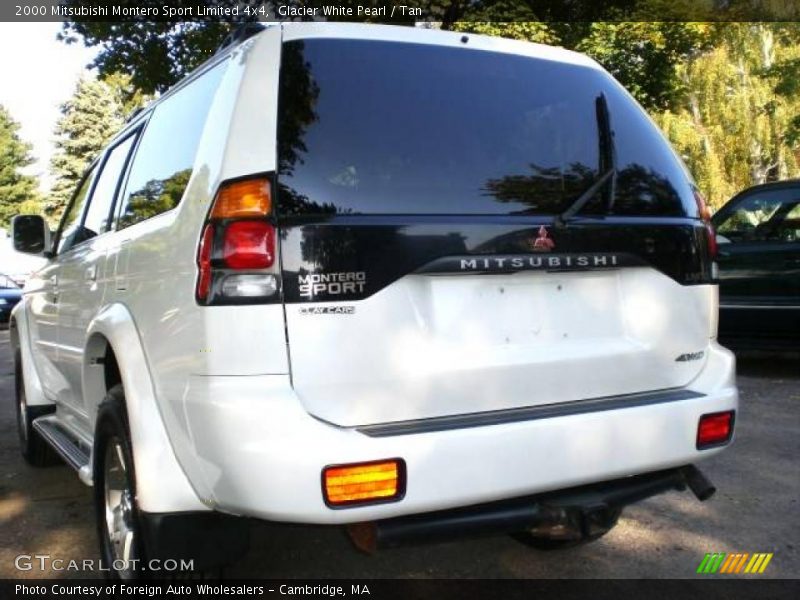 Glacier White Pearl / Tan 2000 Mitsubishi Montero Sport Limited 4x4