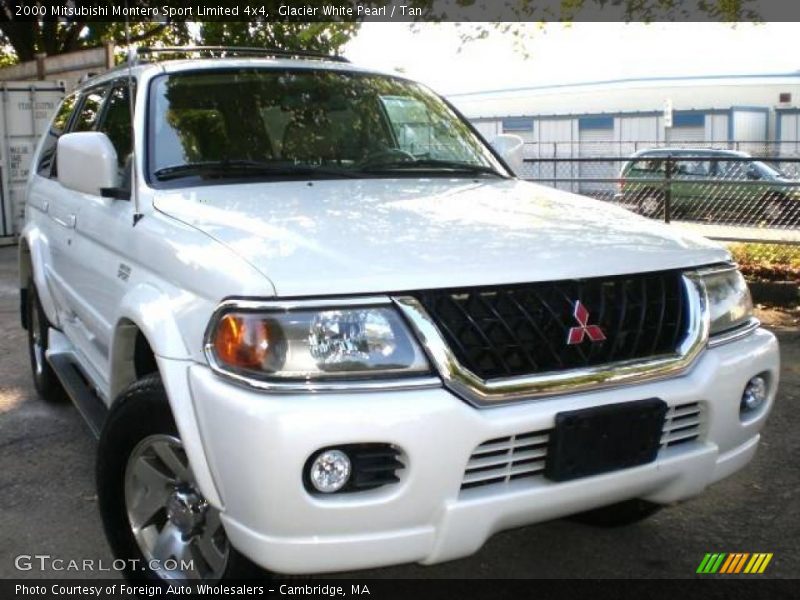 Glacier White Pearl / Tan 2000 Mitsubishi Montero Sport Limited 4x4