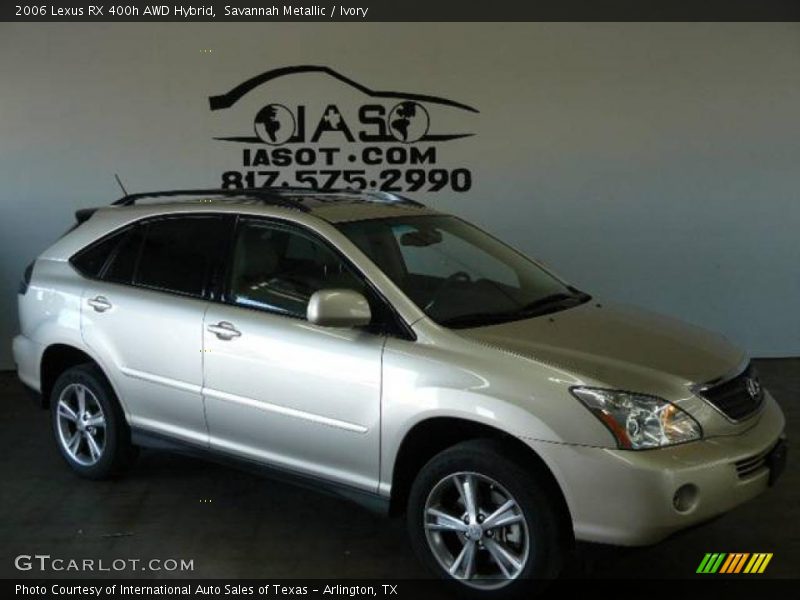 Savannah Metallic / Ivory 2006 Lexus RX 400h AWD Hybrid