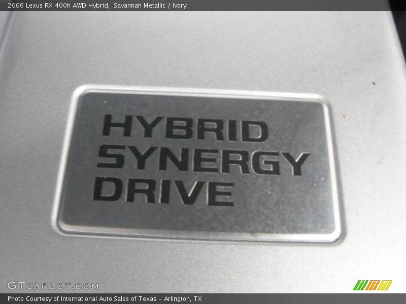 Savannah Metallic / Ivory 2006 Lexus RX 400h AWD Hybrid
