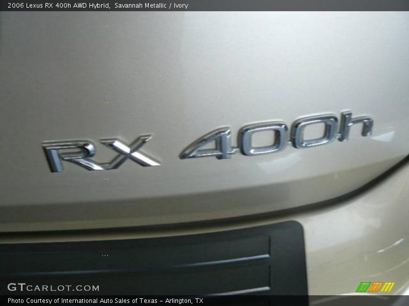 Savannah Metallic / Ivory 2006 Lexus RX 400h AWD Hybrid