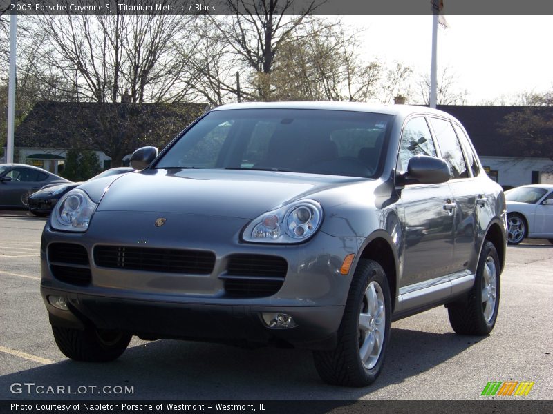Titanium Metallic / Black 2005 Porsche Cayenne S