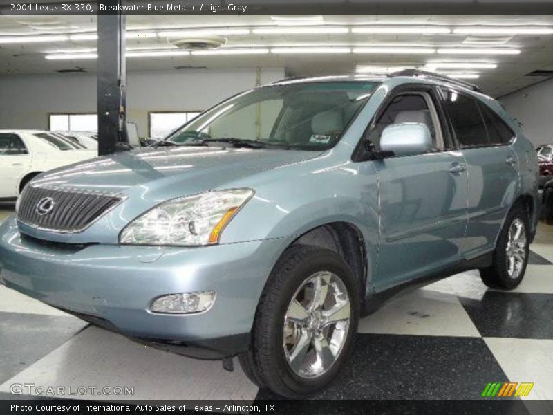 Breakwater Blue Metallic / Light Gray 2004 Lexus RX 330