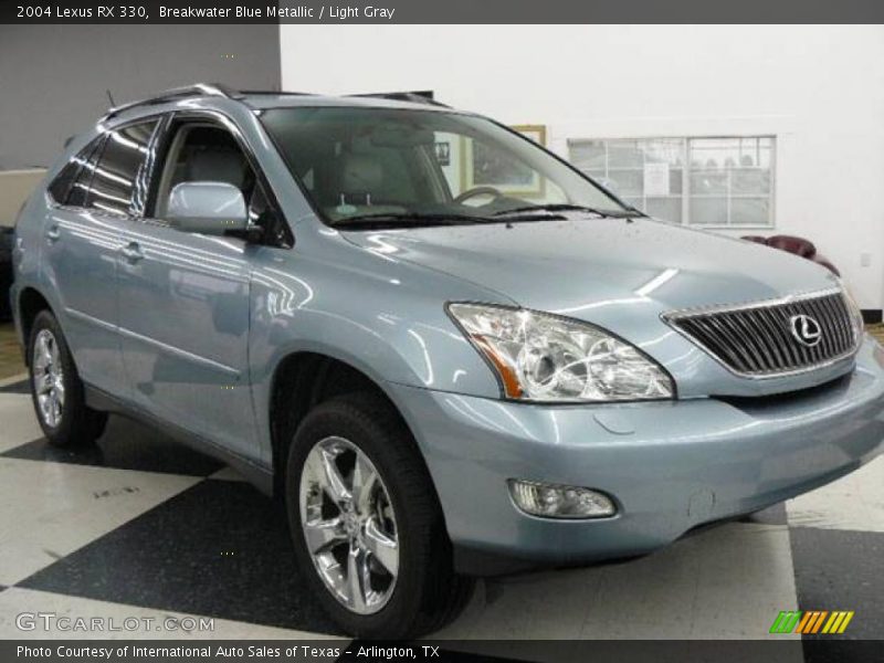 Breakwater Blue Metallic / Light Gray 2004 Lexus RX 330