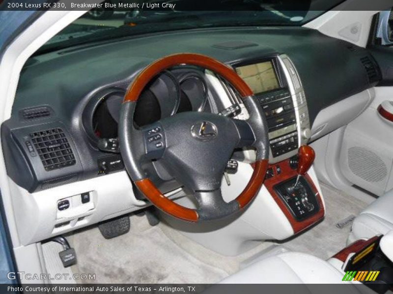 Breakwater Blue Metallic / Light Gray 2004 Lexus RX 330