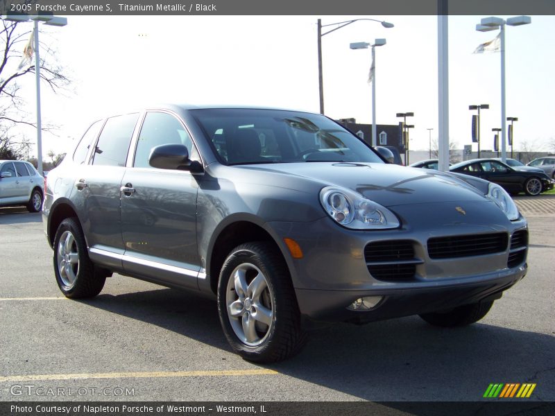 Titanium Metallic / Black 2005 Porsche Cayenne S