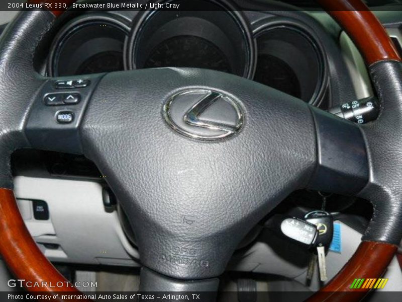 Breakwater Blue Metallic / Light Gray 2004 Lexus RX 330