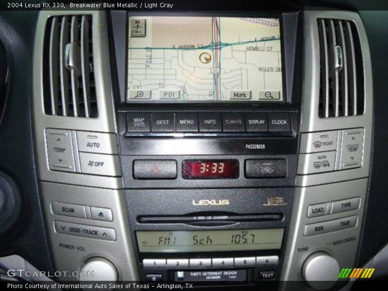 Breakwater Blue Metallic / Light Gray 2004 Lexus RX 330