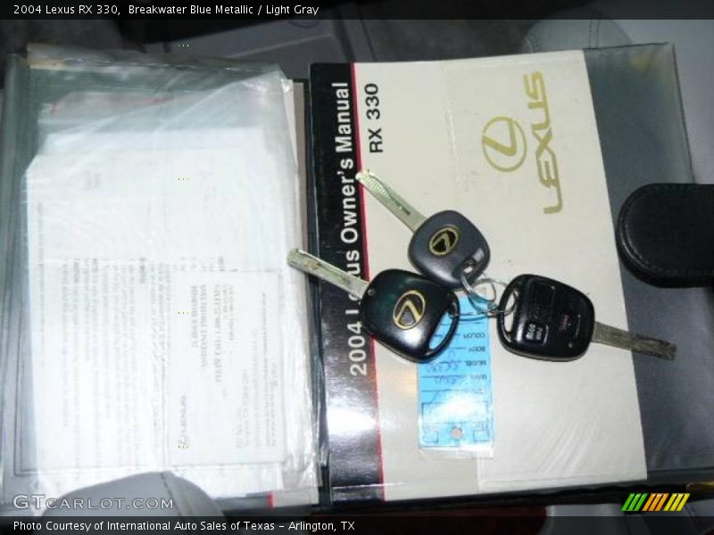 Breakwater Blue Metallic / Light Gray 2004 Lexus RX 330