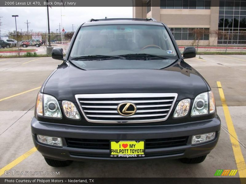 Black Onyx / Ivory 2006 Lexus LX 470