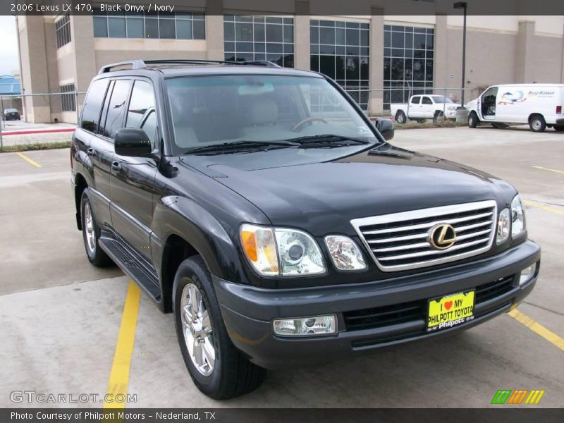 Black Onyx / Ivory 2006 Lexus LX 470