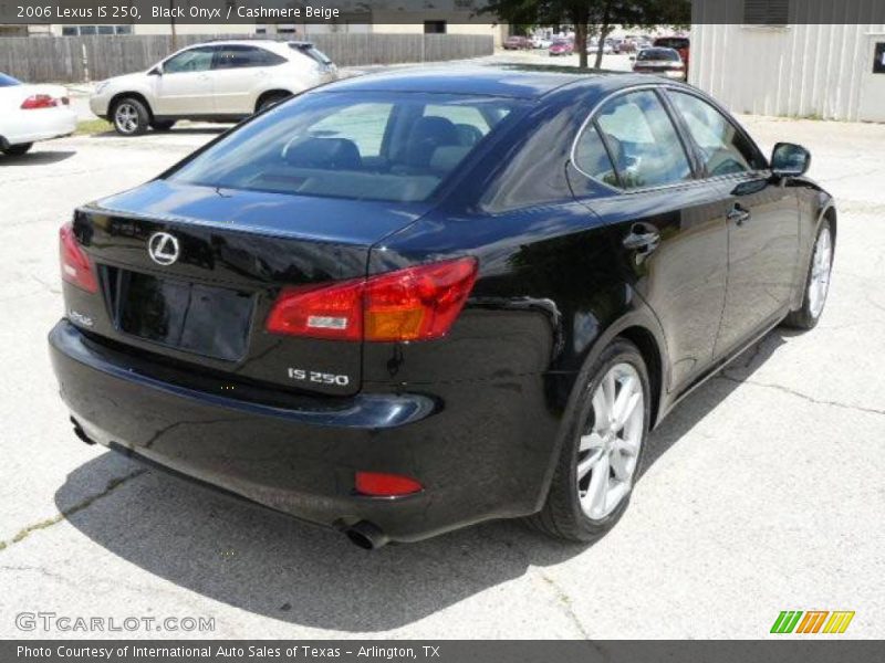 Black Onyx / Cashmere Beige 2006 Lexus IS 250