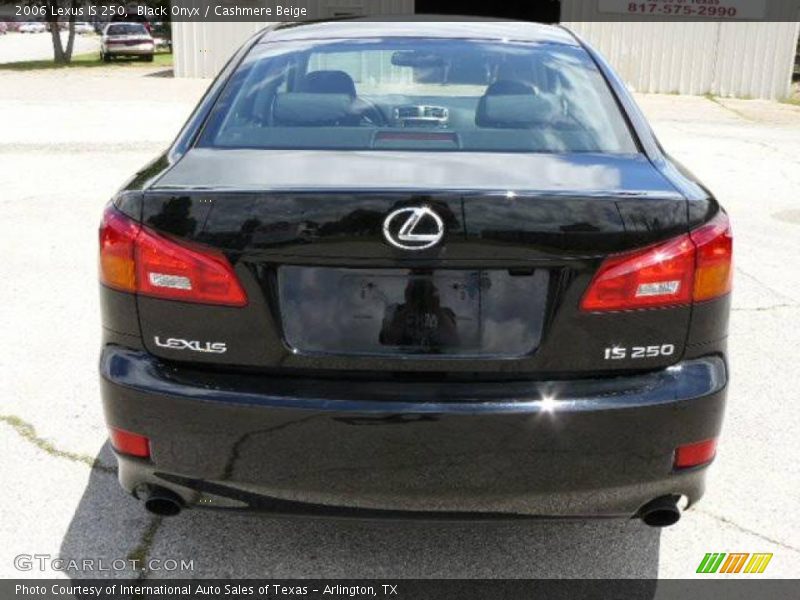 Black Onyx / Cashmere Beige 2006 Lexus IS 250