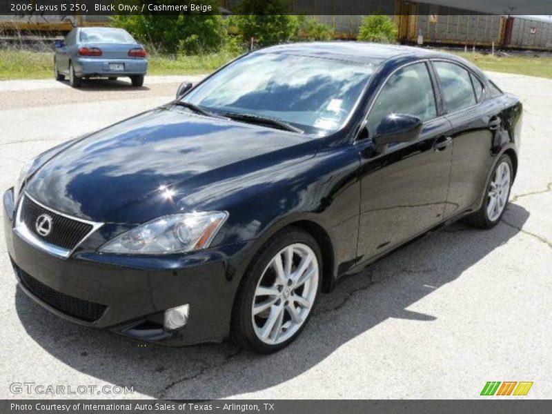 Black Onyx / Cashmere Beige 2006 Lexus IS 250