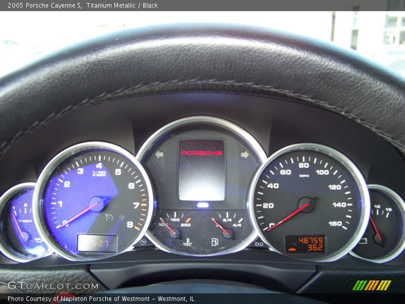 Titanium Metallic / Black 2005 Porsche Cayenne S