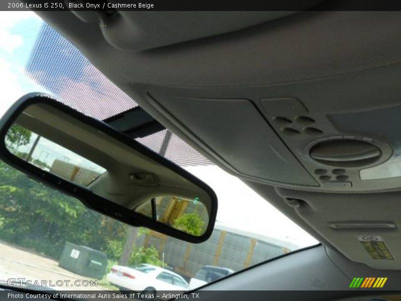 Black Onyx / Cashmere Beige 2006 Lexus IS 250