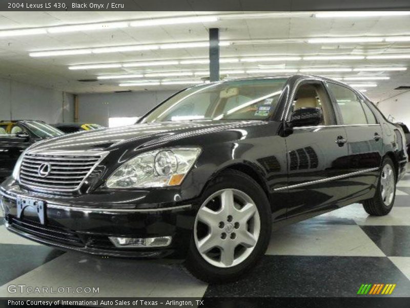 Black Onyx / Ecru 2004 Lexus LS 430