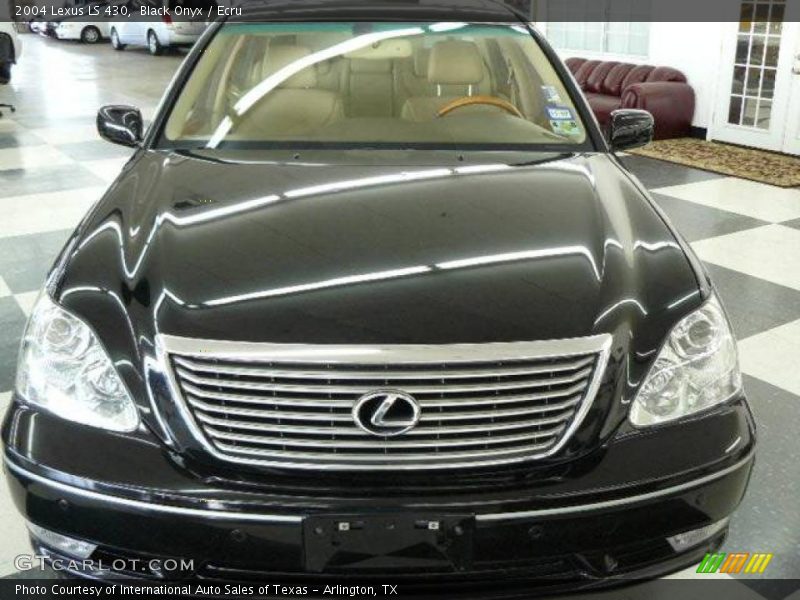 Black Onyx / Ecru 2004 Lexus LS 430