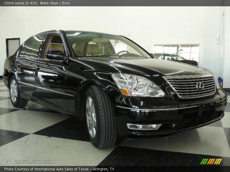 Black Onyx / Ecru 2004 Lexus LS 430