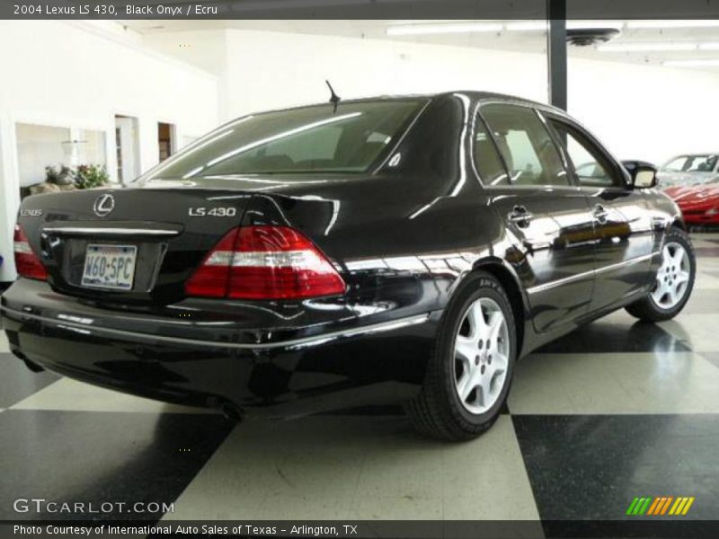 Black Onyx / Ecru 2004 Lexus LS 430