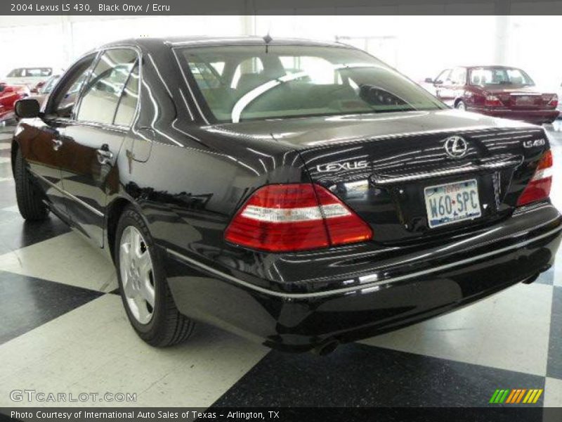 Black Onyx / Ecru 2004 Lexus LS 430