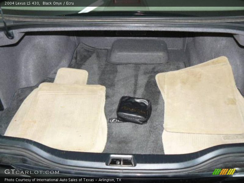 Black Onyx / Ecru 2004 Lexus LS 430