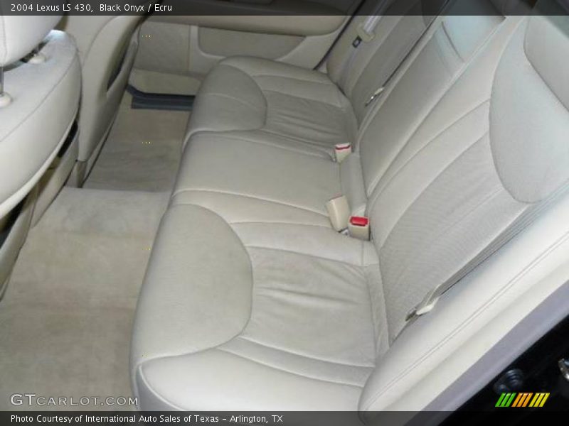Black Onyx / Ecru 2004 Lexus LS 430
