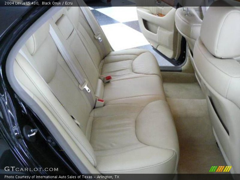 Black Onyx / Ecru 2004 Lexus LS 430