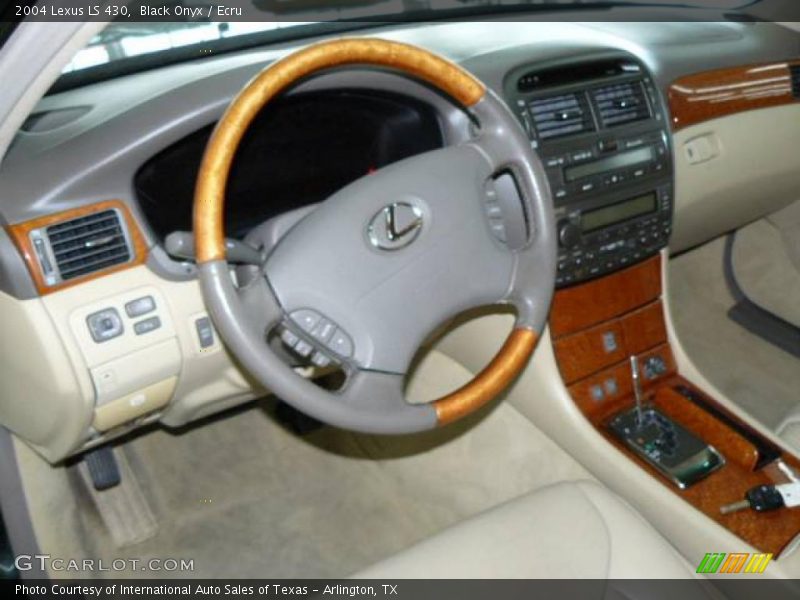 Black Onyx / Ecru 2004 Lexus LS 430
