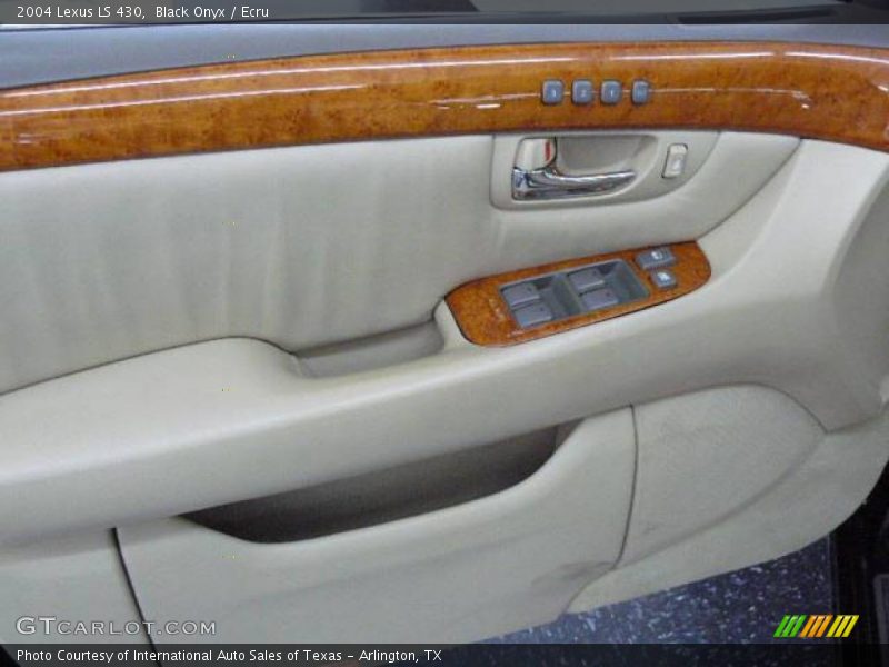 Black Onyx / Ecru 2004 Lexus LS 430