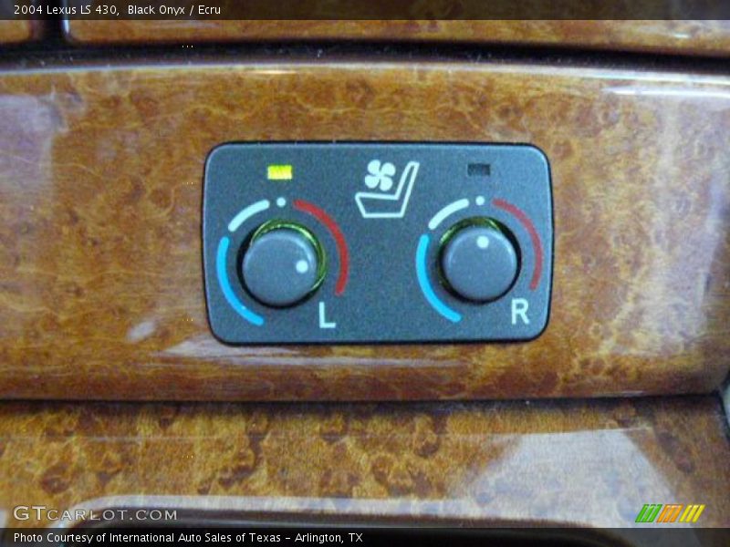 Black Onyx / Ecru 2004 Lexus LS 430