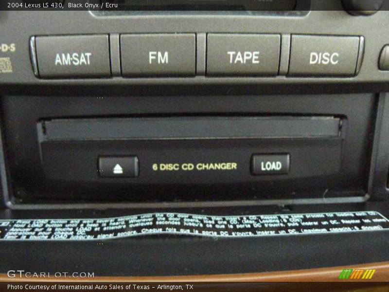 Black Onyx / Ecru 2004 Lexus LS 430