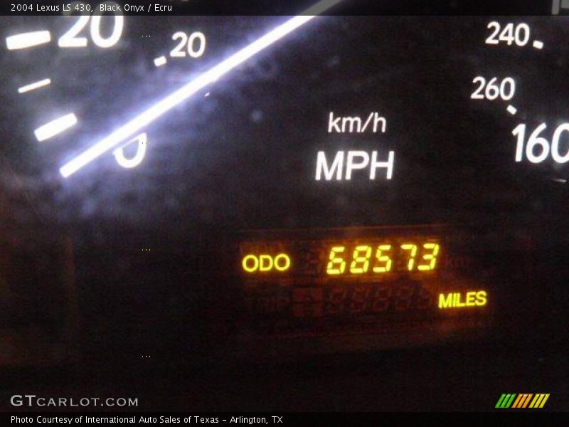 Black Onyx / Ecru 2004 Lexus LS 430