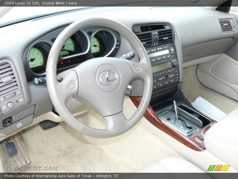 Crystal White / Ivory 2004 Lexus GS 300