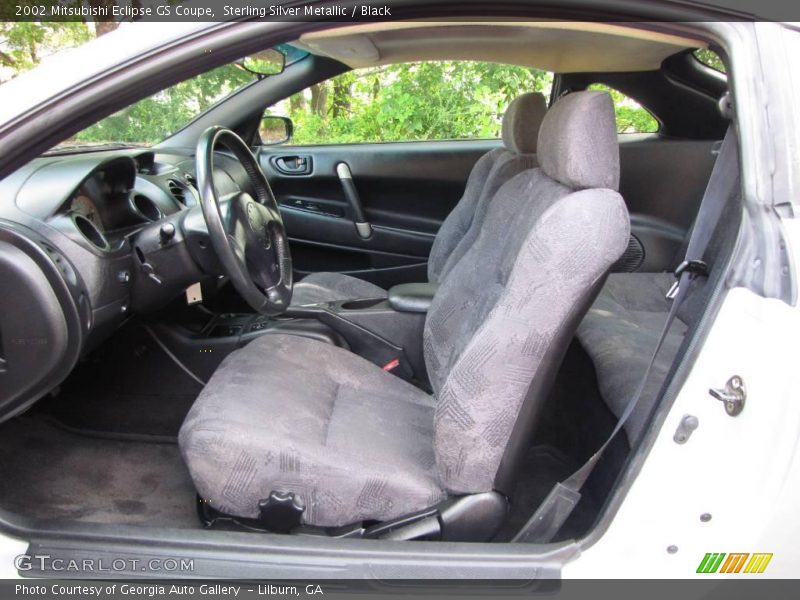 Sterling Silver Metallic / Black 2002 Mitsubishi Eclipse GS Coupe