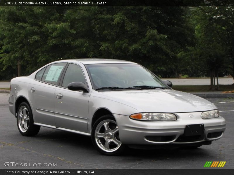 Sterling Metallic / Pewter 2002 Oldsmobile Alero GL Sedan